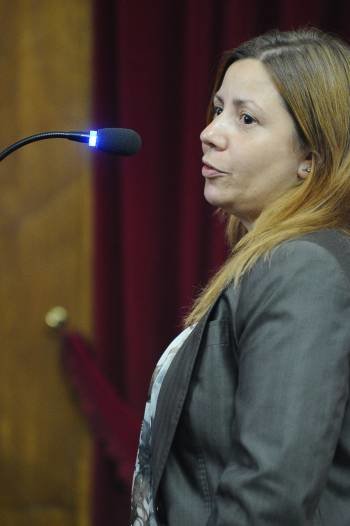 Sonia Coello Pinto, en el juicio. (Foto: MARTIÑO PINAL)