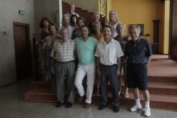 El grupo de empresarios argentinos, en el hotel donde se hospedan. (Foto: MIGUEL ÁNGEL)
