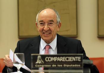 Fernández Ordóñez, en una comparecencia en el Congreso de los Diputados (Foto: XXXX)