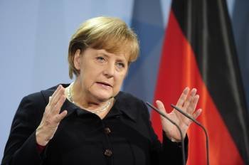 La canciller alemana Angela Merkel. (Foto: KHALED EL FIQI)