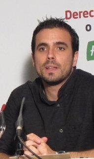 El portavoz económico de IU-ICV, Alberto Garzón.