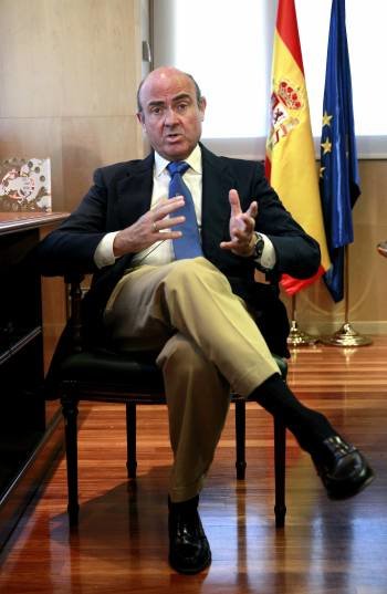El ministro de Economía y Competitividad, Luis de Guindos (Foto: CHEMA MOYA)
