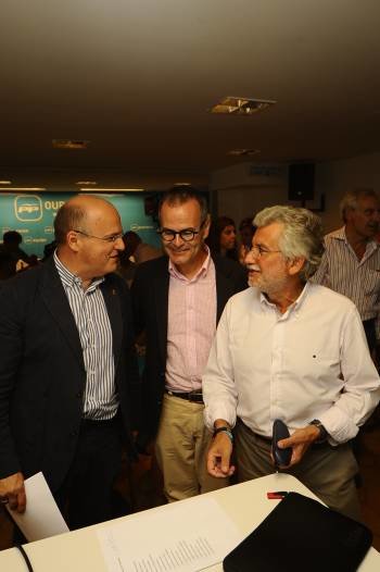 Manuel Baltar, Jesçus Vázquez y Rosendo Fernández. (Foto: M. PINAL)