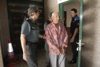 Felisberto dos Santos, ayer a la entrada del Juzgado de Instrucción 1 de Verín. (Foto: MIGUEL ÁNGEL)