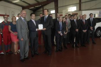 Acto de reconocimiento y entrega de premios al concesionario de Toyota Ourense. (Foto: MIGUEL ÁNGEL)
