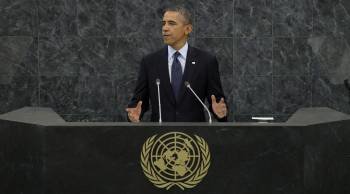 Barack Obama, durante su discurso ante la Asamblea General de Naciones Unidas. (Foto: ANDREW BURTON)