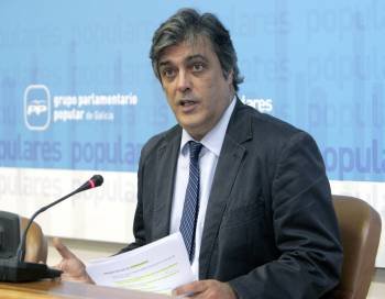 Pedro Puy, portavoz del grupo parlamentario del PPdeG. (Foto: XOAN REY)