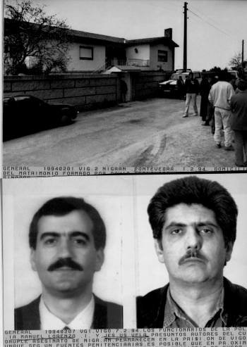 Manuel Lorenzo y Jesús Vela, en fotos facilitadas por la Policía en 1994. (Foto: HOHEM GOUVEIA)