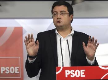 El secretario de Organización del PSOE, Óscar López. (Foto: F. ALVARADO)