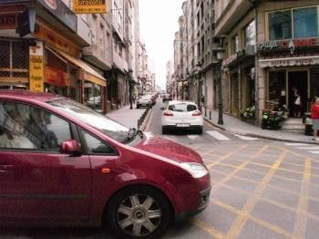Curros Enríquez, en la imagen, se convertirá en una prolongación de la calle principal de Carballiño.