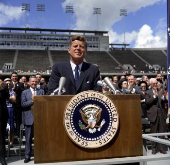 El presidente de los Estados Unidos, John Fitzgerald Kennedy. (Foto: KNUDSEN)