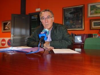 Alfredo García, en la rueda de prensa.