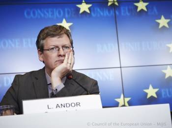 Laszlo Andor, comisario de Empleo y Asuntos Sociales de la Comisión Europea. (Foto: MARIO SALERNO)