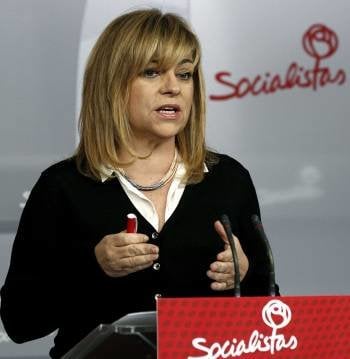 La vicesecretaria socialista, Elena Valenciano. (Foto: BARRENECHEA)