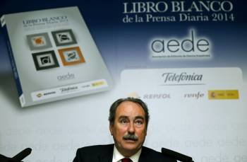 El director general de la Asociación de Editores de Diarios Españoles, José Gabriel González. (Foto: JUANJO MARTÍN)