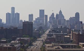 Imagen de la ciudad estadounidense de Detroit, declarada oficialmente en bancarrota. (Foto: RENA LAVERTY)