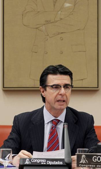 El ministro Soria, durante una comparecencia en el Congreso.