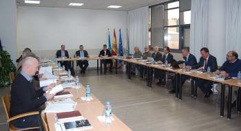 Reunión del Consello Social de la Universidad de Vigo, ayer en Pontevedra.