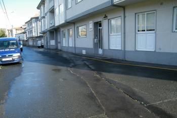 La calle Areal de Celanova donde ya se ha ejecutado la mejora del servicio de drenaje.