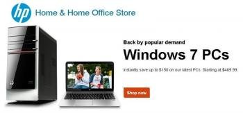 HP vuelve a ofrecer PCs con Windows 7 