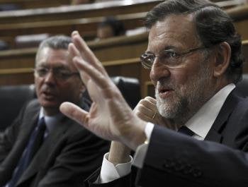 Rajoy compareció hoy en el Congreso.  (Foto: EFE)