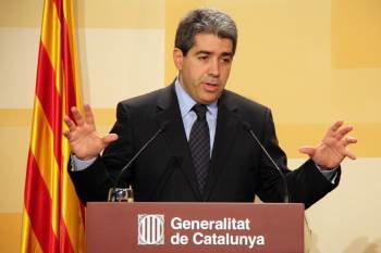 El conseller de Presidencia y portavoz del Govern de Cataluña, Francesc Homs,
