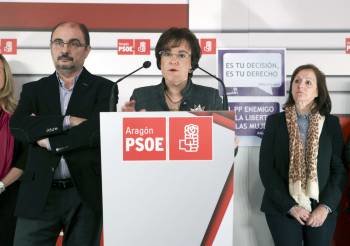 La secretaria de igualdad del PSOE, Purificación Causapie. (Foto: BOLLADA)