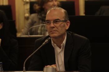Vázquez Barquero, en el pleno del pasado 13 de diciembre. (Foto: MIGUEL ÁNGEL)