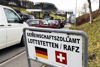 Frontera germano-suiza, sometida hasta ahora al Tratado de Schengen. (Foto: /STEFFEN SCHMIDT)