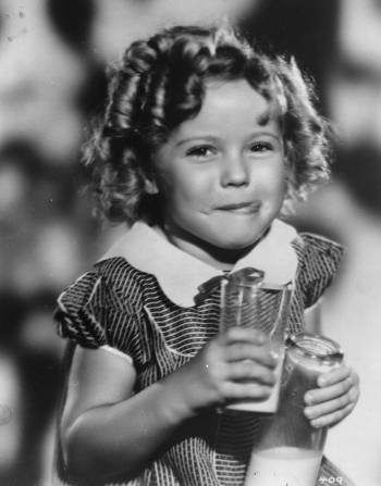 La niña prodigio Shirley Temple.