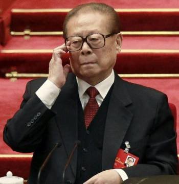 El expresidente de la República Popular de China, Jiang Zemin.