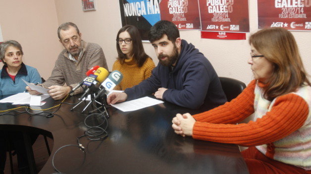 Zaira Caamaño, Tirso Fernández y Sara Martiñá