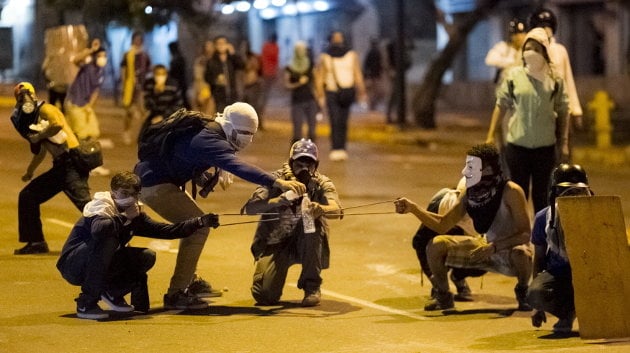 Barricadas y protestas en Venezuela