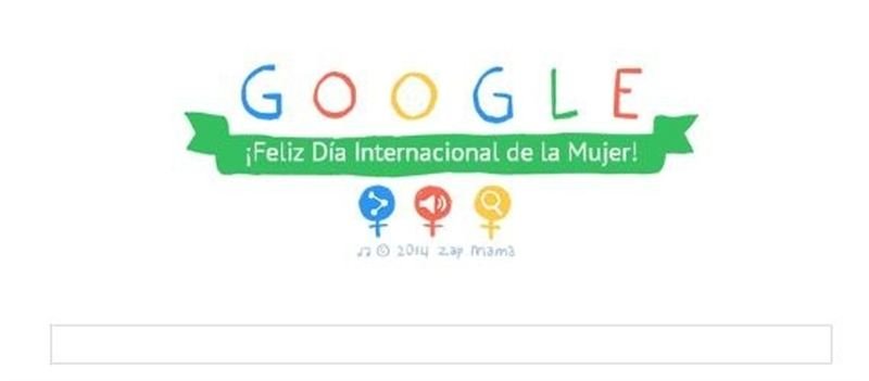 Google celebra el Día Internacional de la Mujer en su 'doodle'