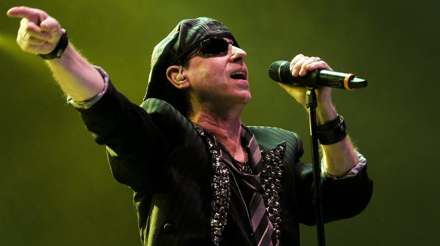 El cantante de Scorpions durante un concierto de la banda