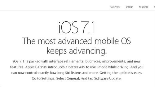 Apple lanza iOS 7.1
