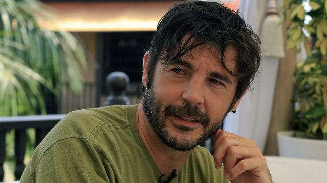 El director español Diego Quemada-Diez durante una entrevista con Efe