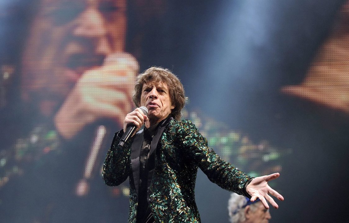 El líder de la banda 'The Rolling Stones', Mick Jagger, durante un concierto.