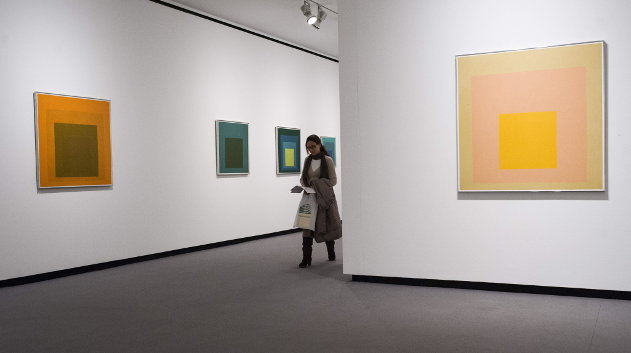  La Fundación Juan March ha presentado la primera retrospectiva en España de la obra del pintor abstracto Josef Albers