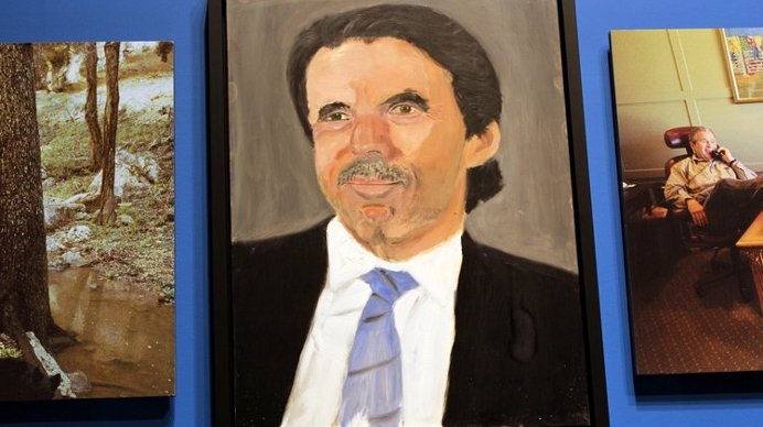 Retrato del español José María Aznar