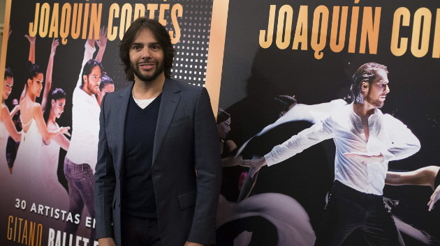 El bailaor cordobés Joaquín Cortés posa para los medios, durante la presentación mundial hoy de su nuevo espectáculo 