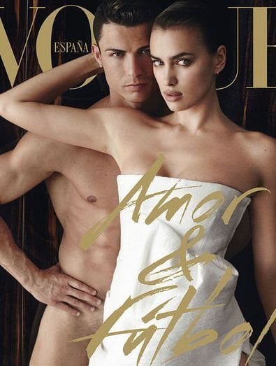 Cristiano Ronaldo e Irina Shayk se desnudan para Vogue