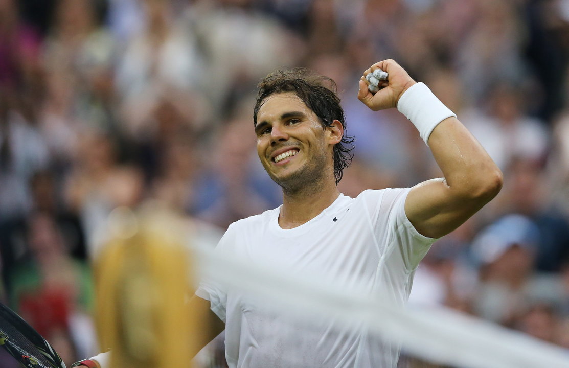 Rafael Nadal celebra su victoria