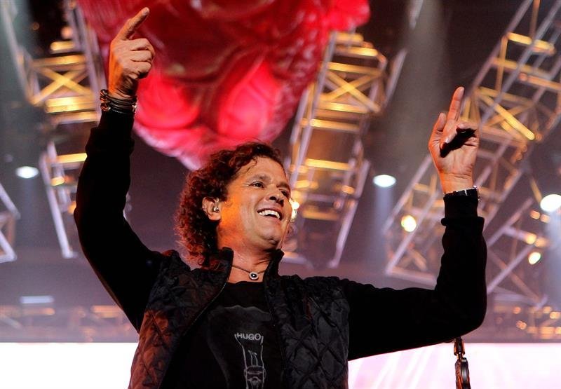 El cantante colombiano Carlos Vives, durante su concierto &#34;Mas Corazón Profundo&#34;