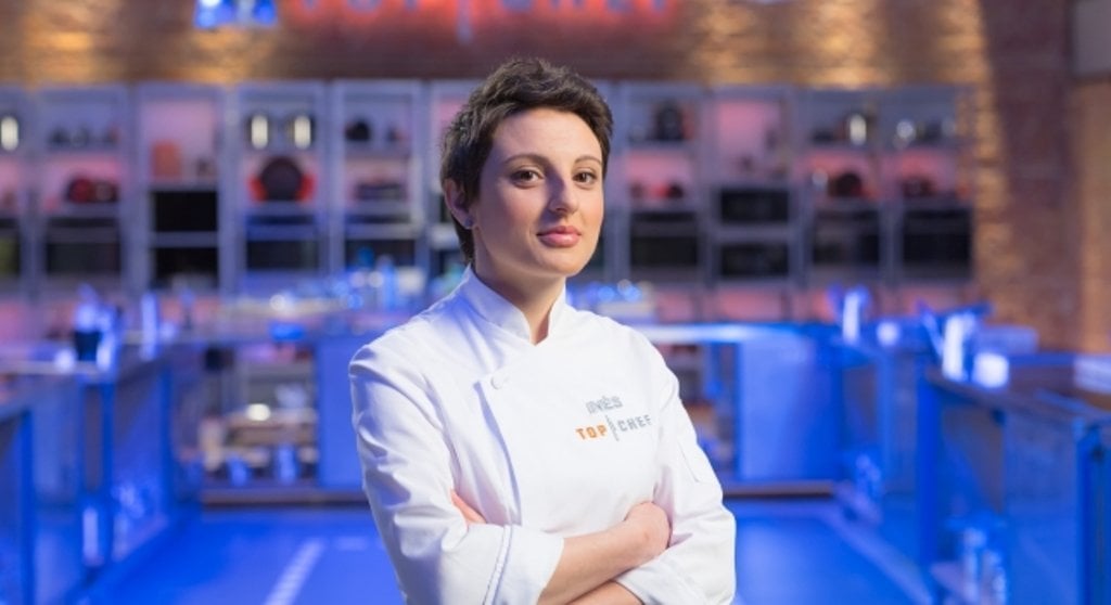 La chef viguesa Inés Abril participa en la segunda edición del concurso Top Chef.