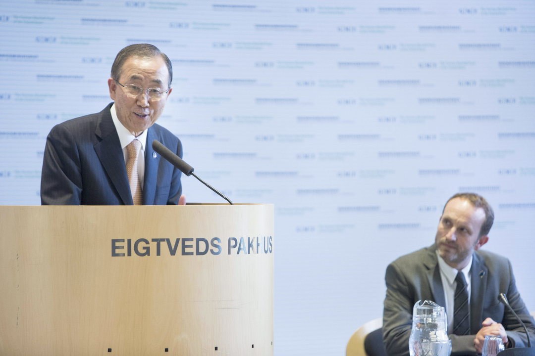 Ban Ki-moon, en la presentación de los resultados del informe en Copenhague.