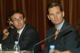 Iñaki Urdangarin y su ex socio  Diego Torres. (Foto: Archivo EFE)