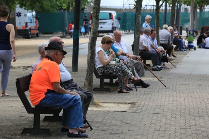Ourense. 22-06-2015. Personas mayores en Ourense. José Paz