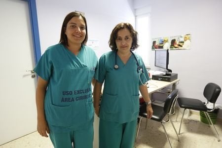 Ourense. 13-07-15. Local. Pediatras no Chúo. Montse Berrocal e Ana Villares.
Foto. Xesús Fariñas