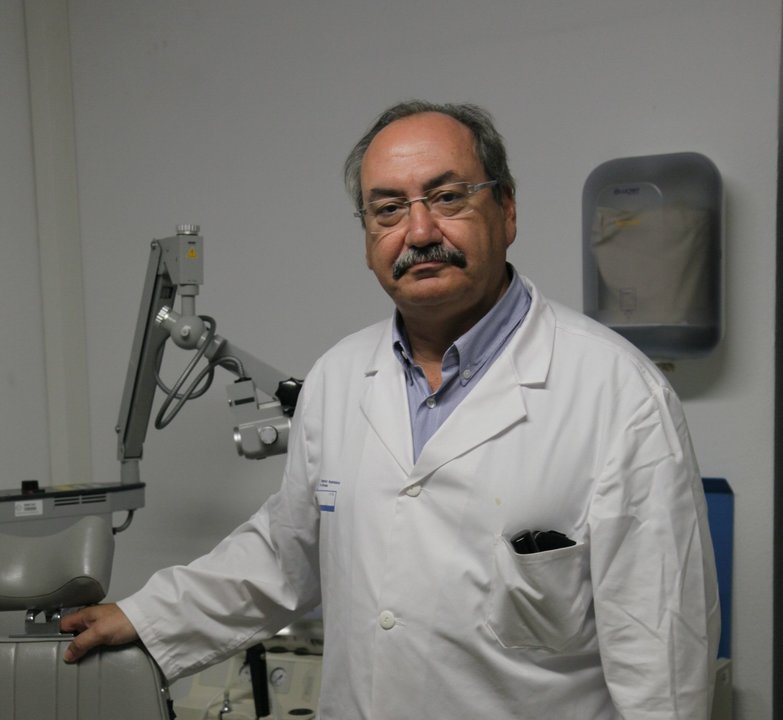 Ourense. 13-08-2015. Doctor Manuel Blanco Labrador. José Paz